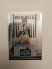 2006 Gridiron Gear Jay Cutler Rookie Autograph Gold 6/225! Rare! Jersey Number!