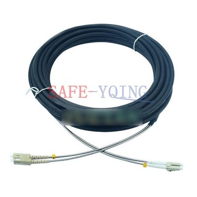 Outdoor Field Fiber Patch Cord 20M LC to SC LC-SC MM Multi-Mode Duplex Cable #zb