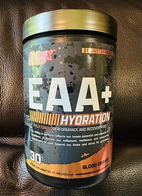 Nutrex Research EAA+ Hydration 30 servings EAA BCAA Amino Acids Blood Orange