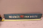 Original Vtg MOBIL Radiator Hose Fan Belt Rack Sign Gas Station Oil Automotive