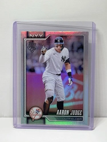 2026 Topps Series 1 Aaron Judge New York Yankees #1 Rainbow Foil