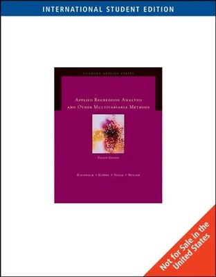 Applied Regression Analysis and Multivariable Methods (AISE) - Kleinbaum, David