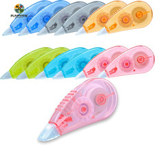 White Correction Tape, 12 Pack, 13.13 Feet Correction Tape for School and Office