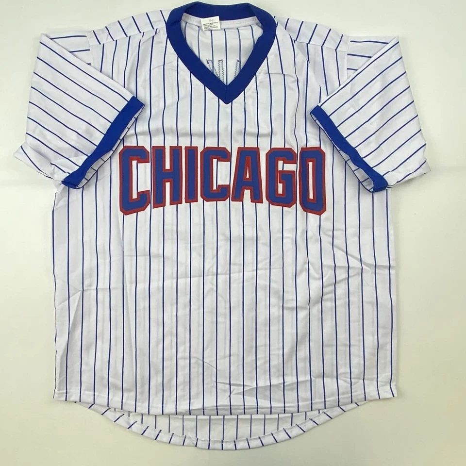 Autographed/Signed FERGIE JENKINS HOF Chicago Pinstripe Baseball Jersey JSA COA - Image 4 of 4
