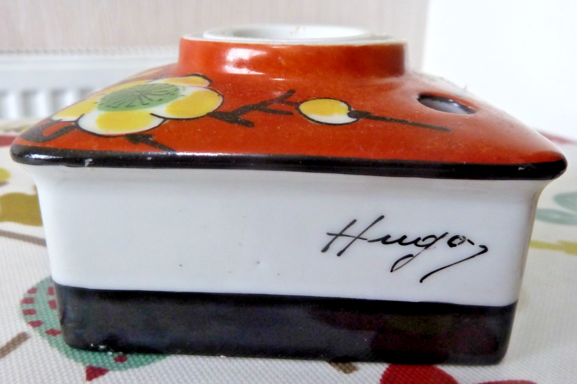 Hugy Pottery Inkwell with removable insert