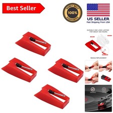 4pcs Diamond Stylus Replacement Needles for Suitcase Turntables  Vinyl Players