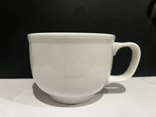 Fiesta Homer Laughlin FIestaware White Jumbo Soup Mug