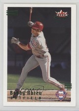 2002 Fleer Triple Crown Batting Average Green Foil /289 Bobby Abreu #171 a5h