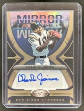 2021 Panini Certified Charlie Joiner Mirror Signatures Bronze Auto #/45 Chargers