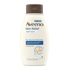 Aveeno, Skin Relief Body Wash Fragrance Free, 12 Oz