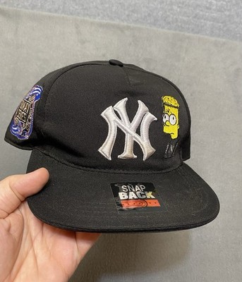 Subway Series Snap Back NY Mets/ Yankees Bart Simpson Collab Hat