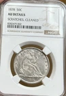 1878 Seated Liberty Silver Half Dollar NGC AU Details