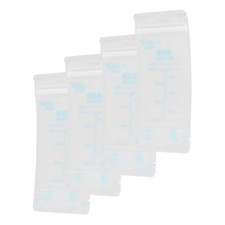 30pcs Breast Milk Storing Bags Food Grade PET PE Material Measuring Scale Zipper