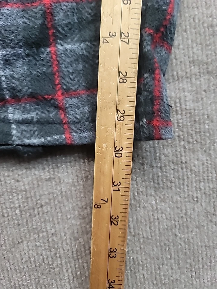 Perry Ellis Para hombres Pijama Salón Rojo Gris Cuadros PJ Pantalones Prendas para dormir Talla L Foto 4 de 4