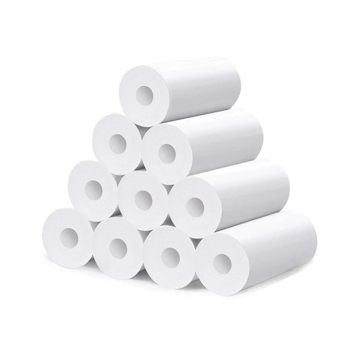 10 Rolls Kids Instant Camera Refill Print Paper Film Coreless Thermal Print 57mm