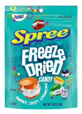   New Original Spree Freeze Dried Sweet Crispy Fruit Crunch Candy 4oz