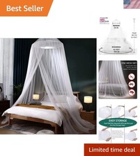 Mosquito Net Bed Canopy for Girls,King Canopy Bed Curtains Full Queen Size fr...