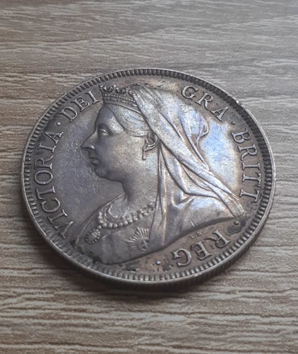 1897 Victoria Half Crown — photo from another recent sale
