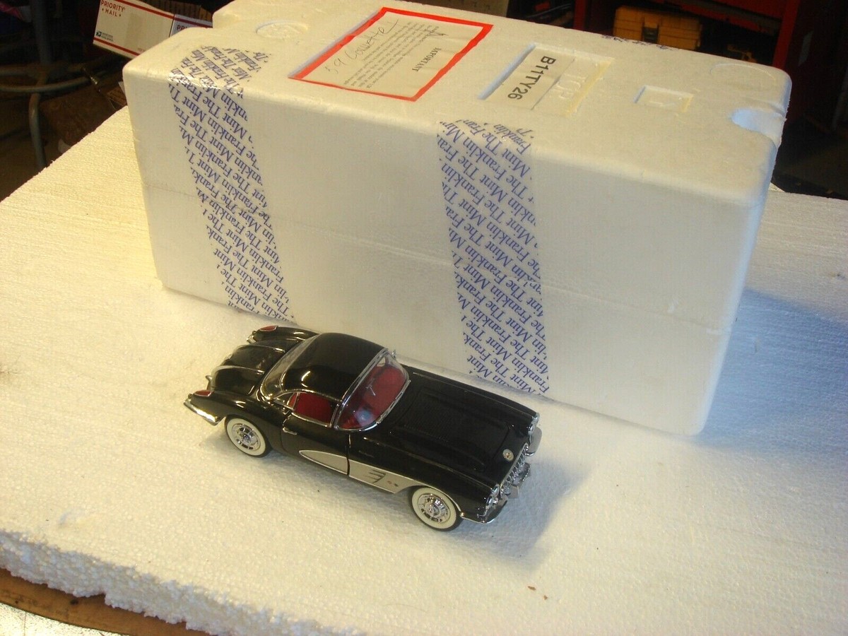 FRANKLIN Mint 1:24 1958 CHEVY CORVETTE CONVERTIBLE | eBay