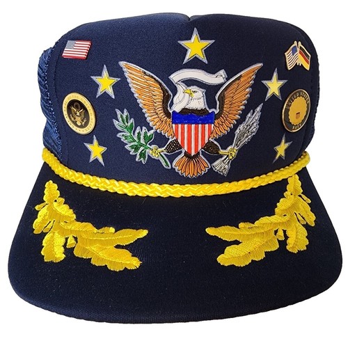 Vintage St Andrew's Patch Hat SnapBack Scotland Golf LIGHT BLUE 7