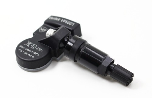 4 TPMS Black Aluminum Valve Stem Tire Pressure Sensors for Tesla Model S X 3 - Picture 2 of 7