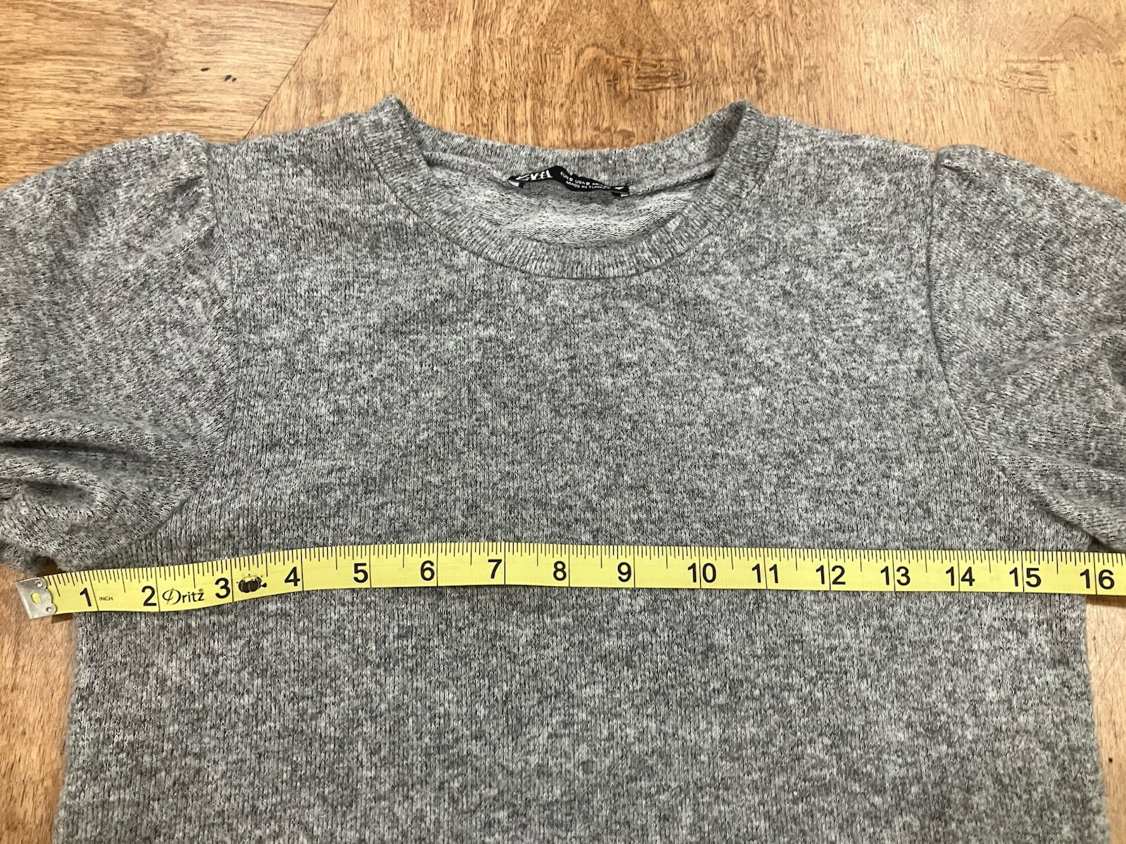 Zara Basic Knit Pull Over Sweater Top Mid Sleeves… - image 5