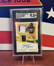 🔥21 Immaculate  Najee Harris Dual 3 Color Patch Auto RPA SSP Gold /25🔥POP 1