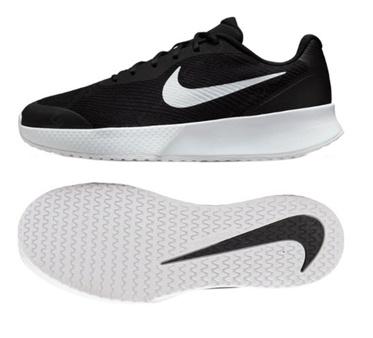 Nike Men Vapor Lite 3 Tennis Shoes Athletic Black Running Casual