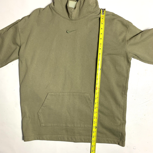 Nike Unisex Funnel Neck Hoodie Pullover In Olive Green Size S - Picture 16 of 23