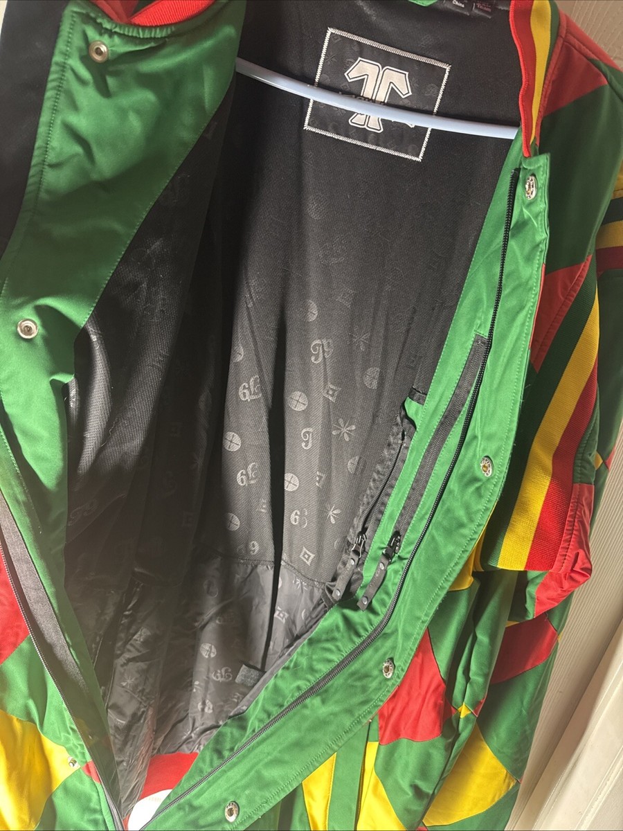 Technine XXL TEAM SIZE Diamond Insulated Snowboard Jacket Rasta
