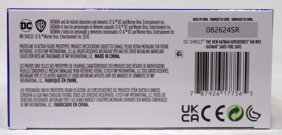 McFarlane DC Direct Nuevo Batman Animado Aventuras Traje Antifuego Figura 6" Foto 3 de 3