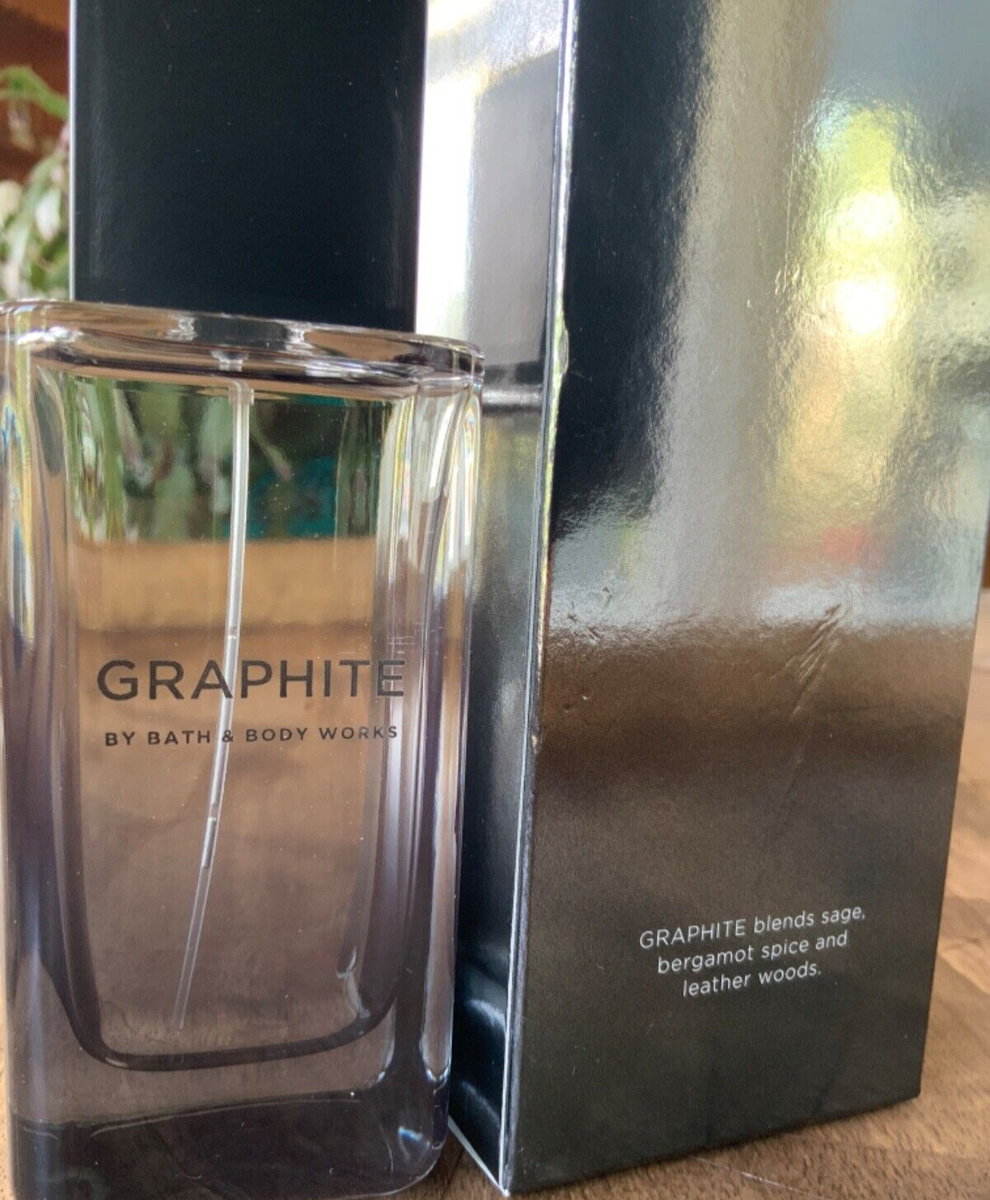 GRAPHITE Cologne 3.4oz Glass Bottle Men's Collection Bath and