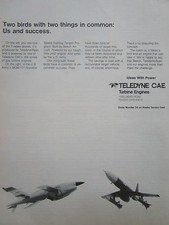 3/1980 PUB TELEDYNE CAE TURBINE ENGINES J69 J402 FIREBEE DRONES MQM-107 AD