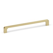 Brass Kitchen Bar Handles Gold Square Angled Pull 4 Sizes Cabinet Wardrobe Door