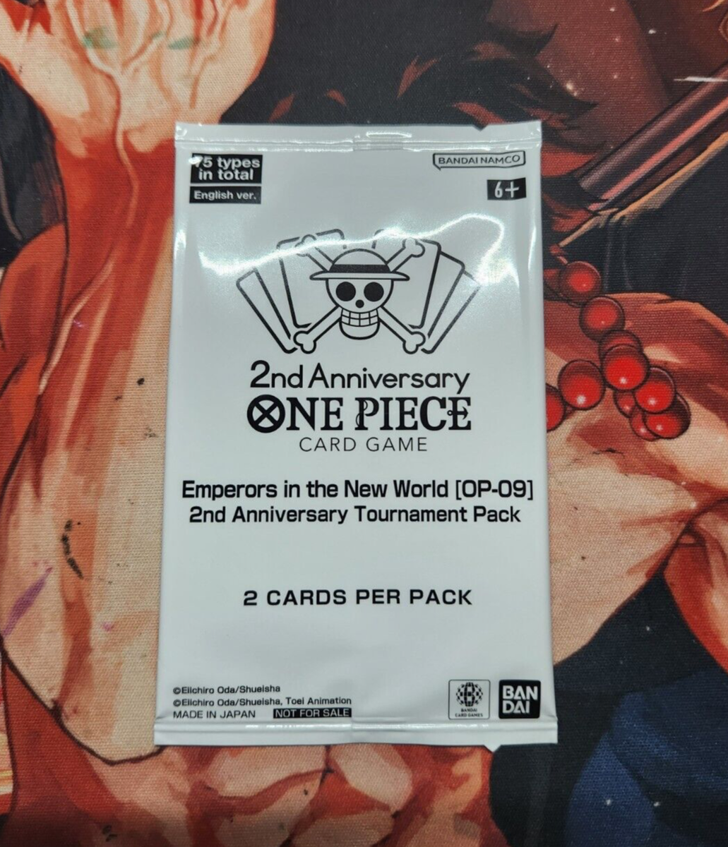 2ND ANNIVERSARY TOURNAMENT PACK SEALED ONE PIECE CARD GAME ENGLISH