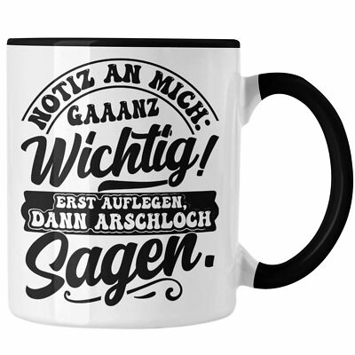 Trendation - Kollegin Tasse Geschenk Callcenter Erst Auflegen Dann Arsc***** Sag