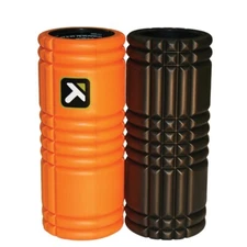 MILS  The Grid Foam Roller  13” x 5” Body Massager Black