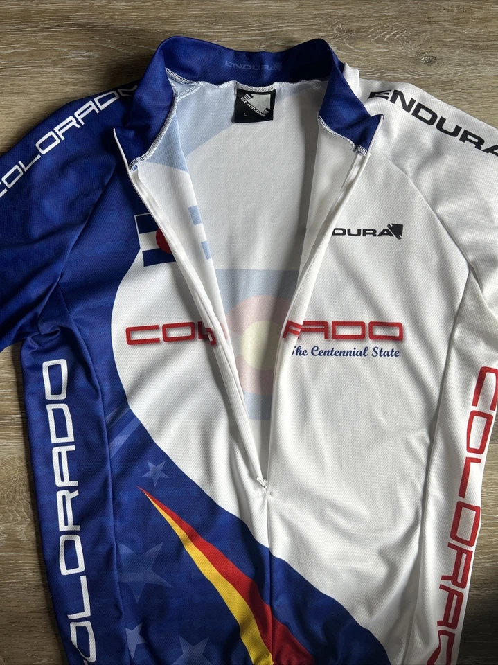 Bicycle Racing Training Shirt Colorado Size Large” Nil Sine Numinous” - Image 4 of 4