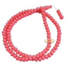 MUSLIM Misbaha Pink 7x8-mm Beads Hard Plastic Monomer 99ct Islamic Tasbih Rosary