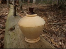 Hand Turned/Handmade Wooden Jar with Lid