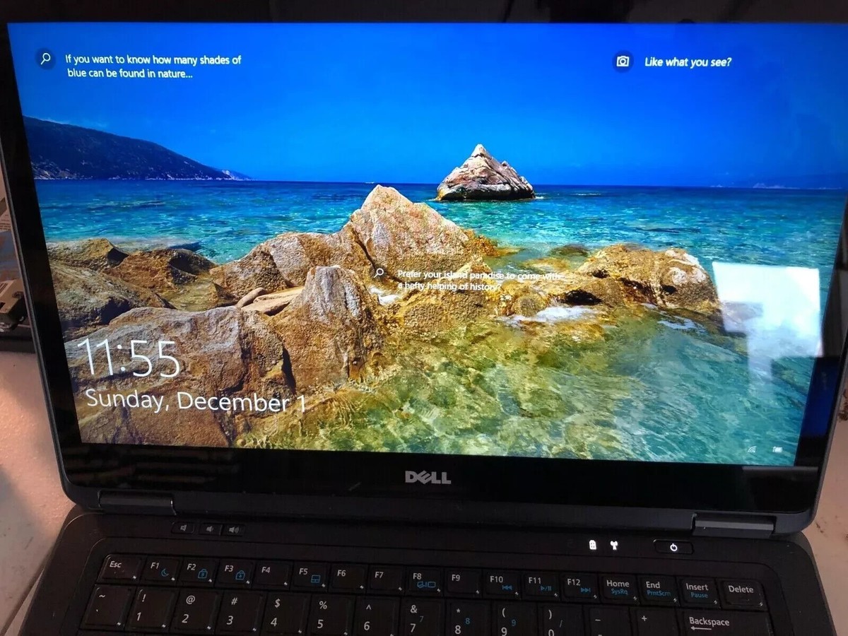 Dell Latitude 7290 laptop Intel i7-8th 8GB ram 256GB SSD Webcam