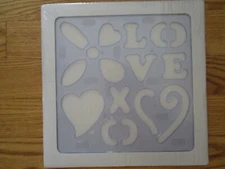 Creative Memories Creative Cuts Collection LOVE PATTERN - NEW SEALED