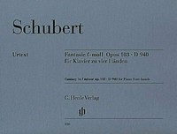Fantasie F-Moll Op. 103 D 940 VierhäNdig, Schubert - Portofrei Vom FachhÄNdler