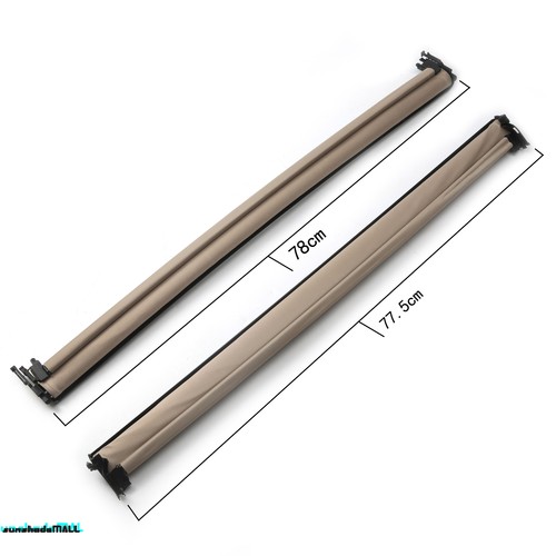 Pair Beige Sunroof Sunshade Curtain Rear & Front Fit For Mercedes GLA 200 - Bild 1 von 11