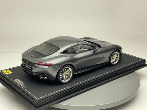 BBR 1/18 P181854 Ferrari Roma 2019 Grigio Titanio (MR AUTOART D&G KYOSHO HH CMC) - Foto 7 di 15