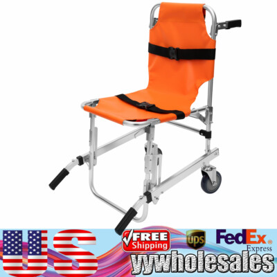 Stair Chair Medical Emergency Evacuation Lifting Climbing Wheelchair 2 wheel