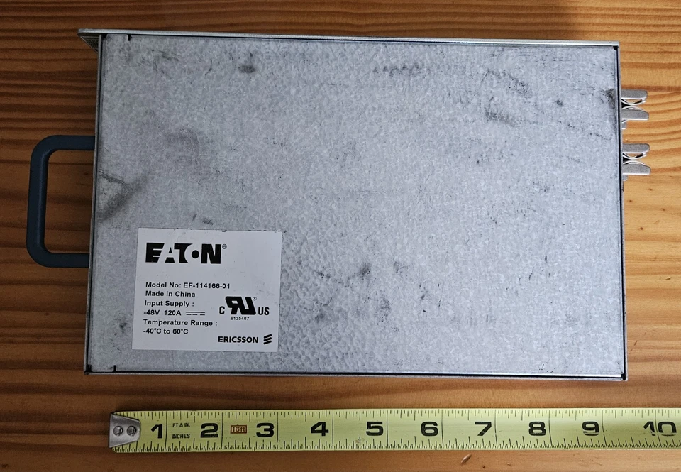 Eaton / Ericsson EF-114166-01 PDU 01 04 Power Distribution Unit VH10 - Image 3 of 4