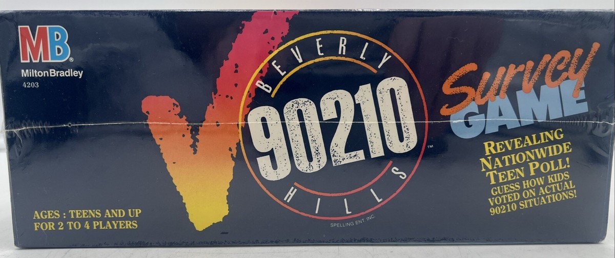Beverly Hills 90210 Survey Board Game Vintage 1991 Milton Bradley