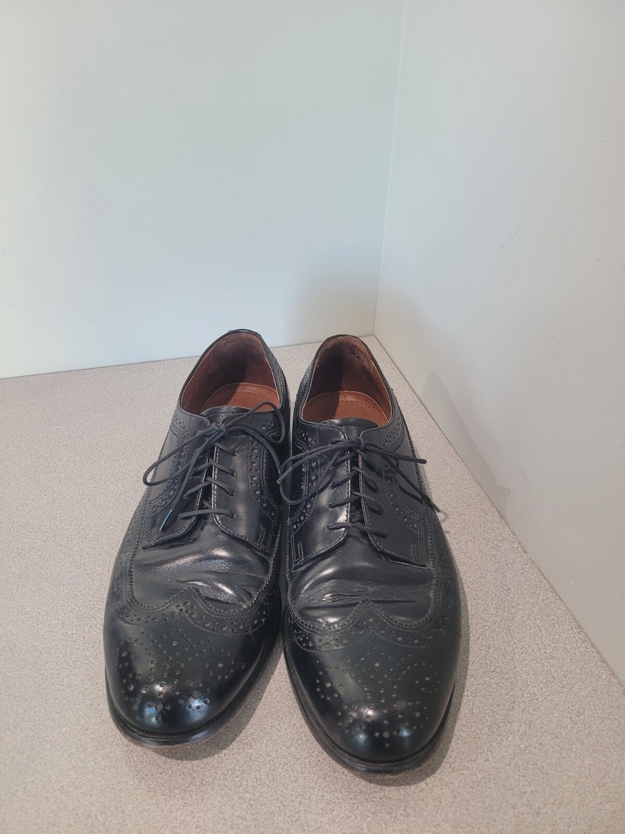Bostonian Classics Oxford Black Leather Wingtip Brogue Lace  display picture 3