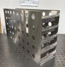 Thermo Scientific Freezer Rack Kit 1 Rack with 5 Sliding Shelves Holds 25 Boxes